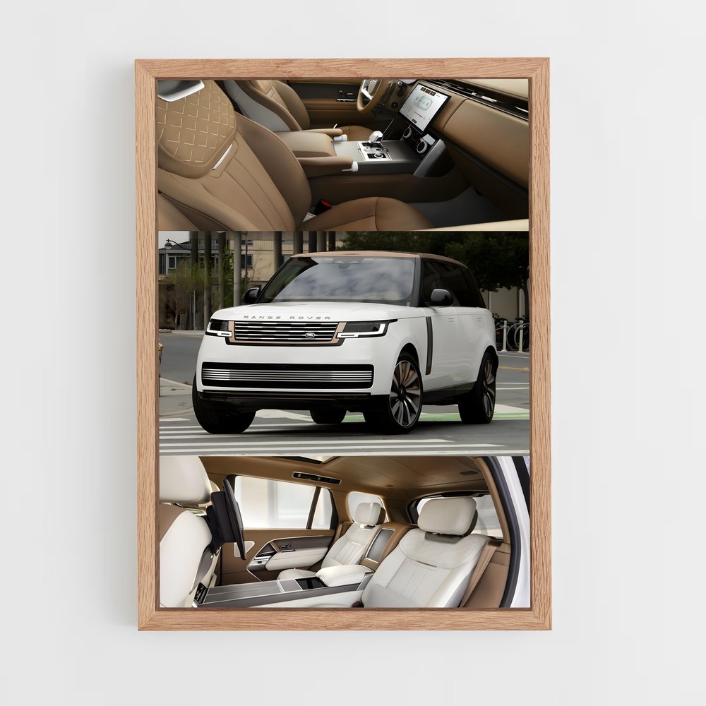 Poster Sièges Luxueux – affiche Land Rover (vue 4)